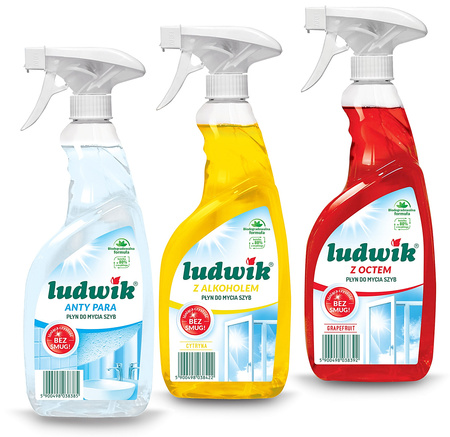 Płyn do szyb Ludwik 600ml Grapefruit z octem