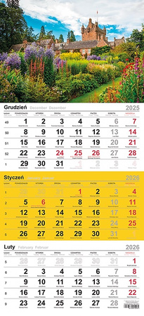 Kalendarz trójdzielny Michalczyk i Prokop 290x619mm 