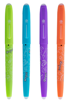 Długopis wymazywalny Astra Oops! (wkład niebieski) mix kolorów