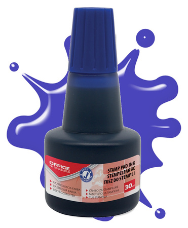 Tusz do pieczątek Office Products 30ml zielony