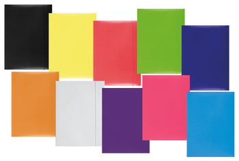 Teczka kartonowa z gumką Office Products A4/300g biała