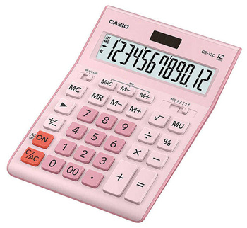 KALKULATOR CASIO GR-12C RÓŻOWY