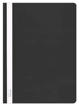 Skoroszyt DONAU, PVC, A4, twardy, 150/160mikr., czarny