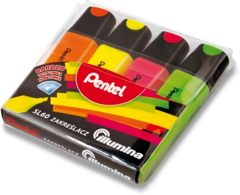 Zakreślacze Pentel Illumina SL60 4 kolory