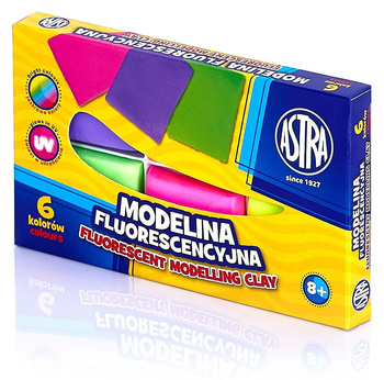 Modelina Astra 20g fluorescencyjna x6 kolorów