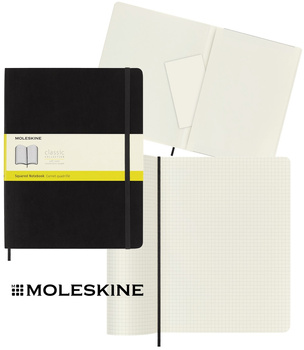 Notatnik Moleskine Classic XL (19x25cm) kratka czarny