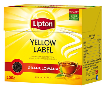 Herbata Lipton Yellow Label 100g granulowana
