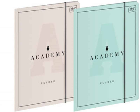 Teczka kartonowa z gumką Interdruk Academy Pastel A4+ 
