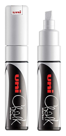 Marker kredowy Uni Chalk PWE-8K metalik niebieski