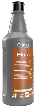 Uniwersalny płyn do mycia podłóg CLINEX Floral, my
