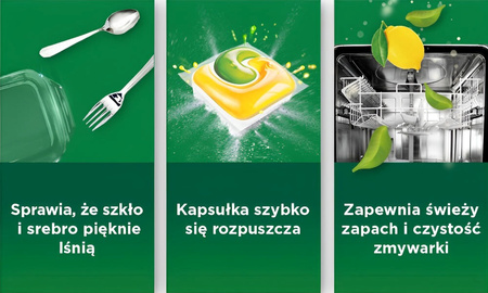 Kapsułki do zmywarki Fairy Original All in one Lemon (22)