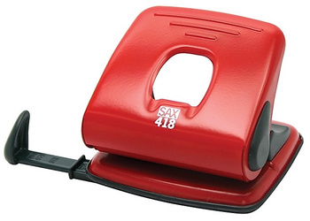 Dziurkacz Sax 418 czerwony