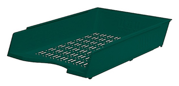 Szufladka na biurko DONAU, polistyren, A4, ażurowa, zielona