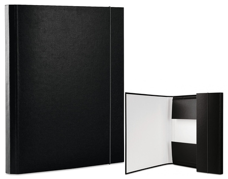 Teczka z gumką OFFICE PRODUCTS, PP, A4/30, 3-skrz., czerwona