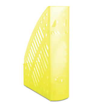 Pojemnik na dokumenty Donau A4/70mm transparentny żółty