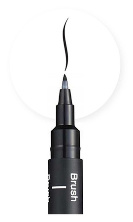 Cienkopis kreślarski Uni Pin-200 brush czarny
