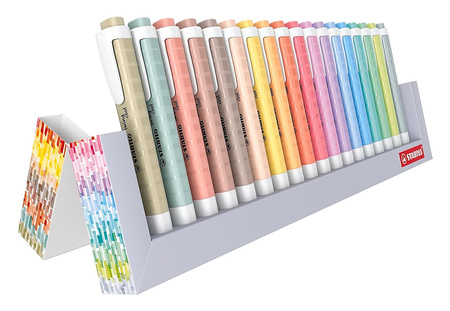 Zakreślacze Stabilo Swing Cool Pastel 18 kolorów