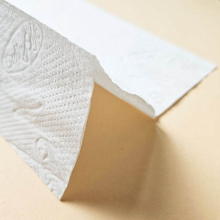 Ręczniki składane BulkySoft Comfort Z-Fold 2w celuloza białe (15x200)