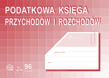 PODATKOWA KSIĘGA PRZYCHODÓW I ROZCHODÓW A4 96 KART