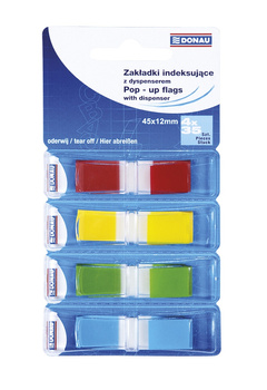 Zakładki Donau 12x45mm 4 kolory (4x35)