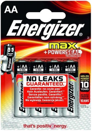 Baterie Energizer Max AA LR6 1.5V (4)