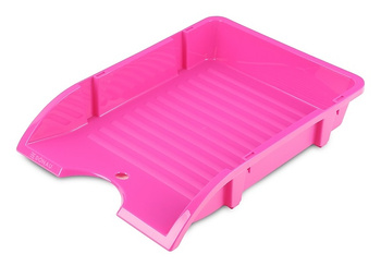 Szufladka na biurko DONAU, niełamliwa, PP, A4, różowy