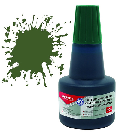Tusz olejowy do pieczątek metalowych OFFICE PRODUCTS, 30ml, niebieski