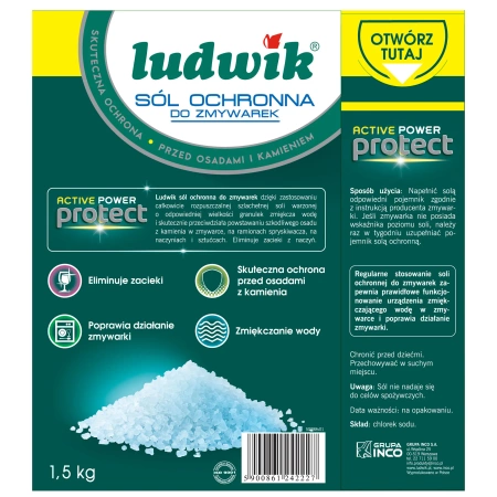 Sól do zmywarki Ludwik 1.5kg