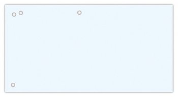 Przekładki kartonowe Office Products 1/3 A4 białe (100)