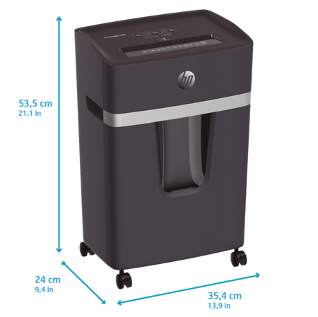 NISZCZARKA HP PRO SHREDDER 10MC CIEMNOSZARA