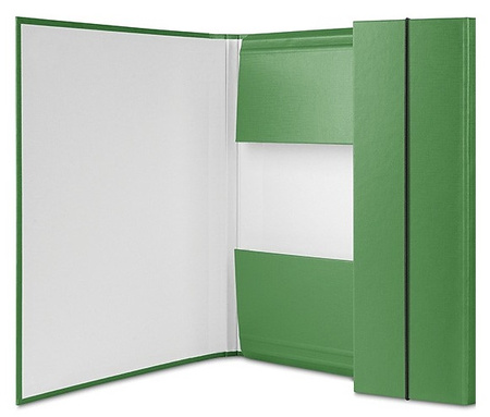 Teczka z gumką OFFICE PRODUCTS, PP, A4/15, 3-skrz., niebieska