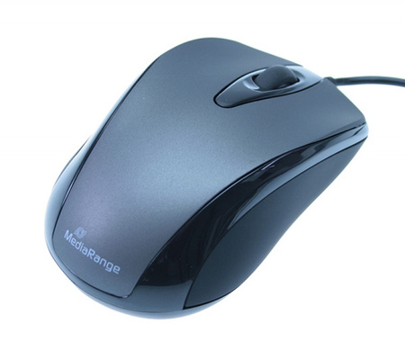 Mysz MediaRange MROS201 czarno-szara