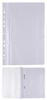 Skoroszyt OFFICE PRODUCTS, PP, A4, miękki, 100/170mikr., wpinany, granatowy