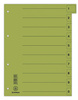 Przekładka DONAU, karton, A4, 235x300mm, 0-9, 1 karta z perforacją, czerwona