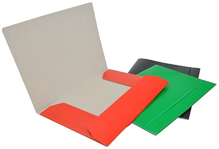 Teczka kartonowa z gumką Office Products A4/300g biała