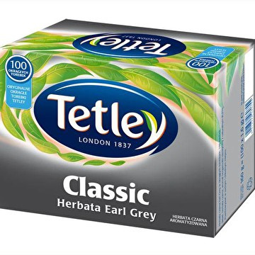 HERBATA TETLEY EARL GREY  INTENSIVE (100)