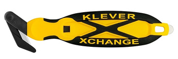 Nóż bezpieczny Klever XChange 30 żółty