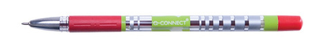 Długopis żelowo-fluidowy Q-Connect 0.5mm czerwony
