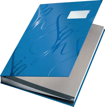 TECZKA DO PODPISU LEITZ 18 PRZEKŁADEK NIEBIESKA