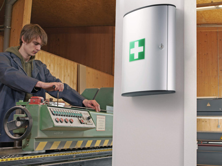 APTECZKA METALOWA DURABLE 3 SZUFLADY