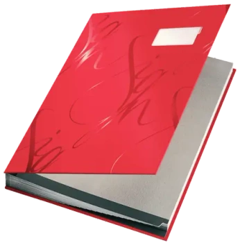 TECZKA DO PODPISU LEITZ 18 PRZEKŁADEK CZERWONA