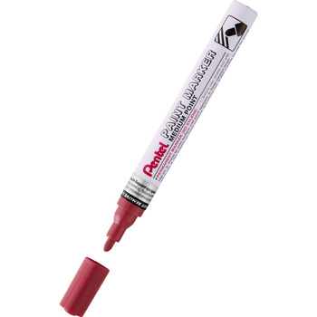 Marker olejowy Pentel MMP10 perłowy czerwony