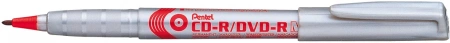MARKER DO CD/DVD PENTEL CZERWONY