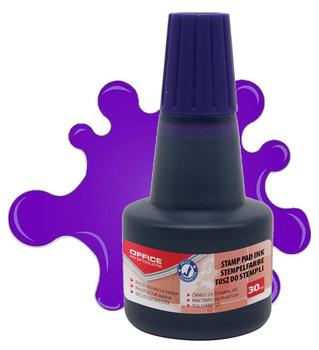 Tusz do pieczątek Office Products 30ml fioletowy