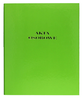 Teczka do akt osobowych Barbara A4/32mm 2R zielona