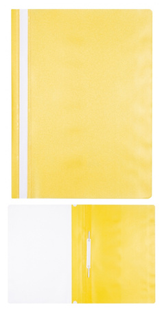 Skoroszyt OFFICE PRODUCTS, 120/180 mic, PP, pomarańczowy