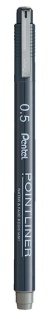Cienkopis Pentel PointLiner 0.5mm szary
