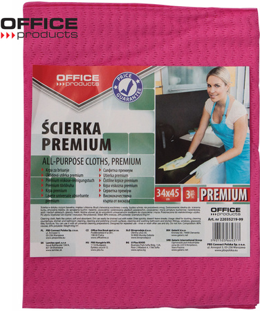 Ściereczki Office Products 34x45cm 80% wiskoza (3)