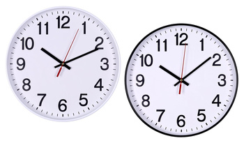 Zegar ścienny Office Products 34cm biały