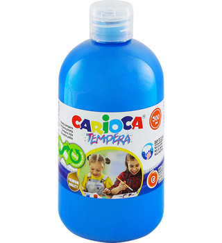 Farba tempera Carioca 500ml błękitna